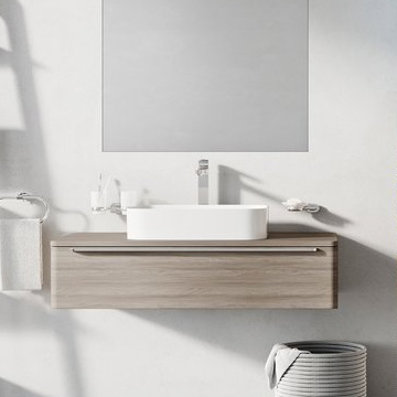 Mobilier de salle de bains Sud – armoires sous lavabo sur une plaque