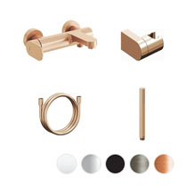 Mitigeur mural de baignoire Eleganta EL 022 avec set de douche