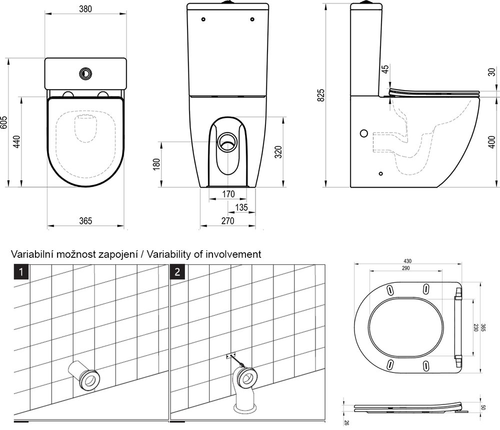 WC combi Optima RimOff set